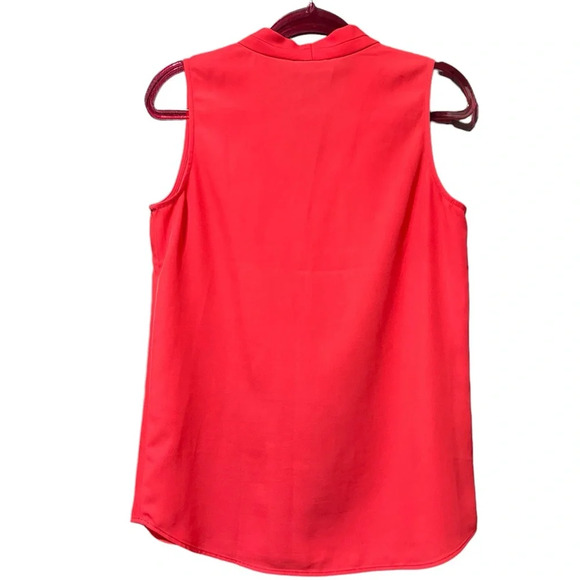 Orange Red Calvin Klein Blouse size small - Picture 2 of 4
